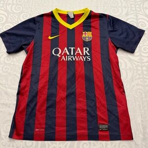 Nike FC Barcelona UNICEF Joshi #10 2013/14 Kids Soccer Home Jersey Boy Large